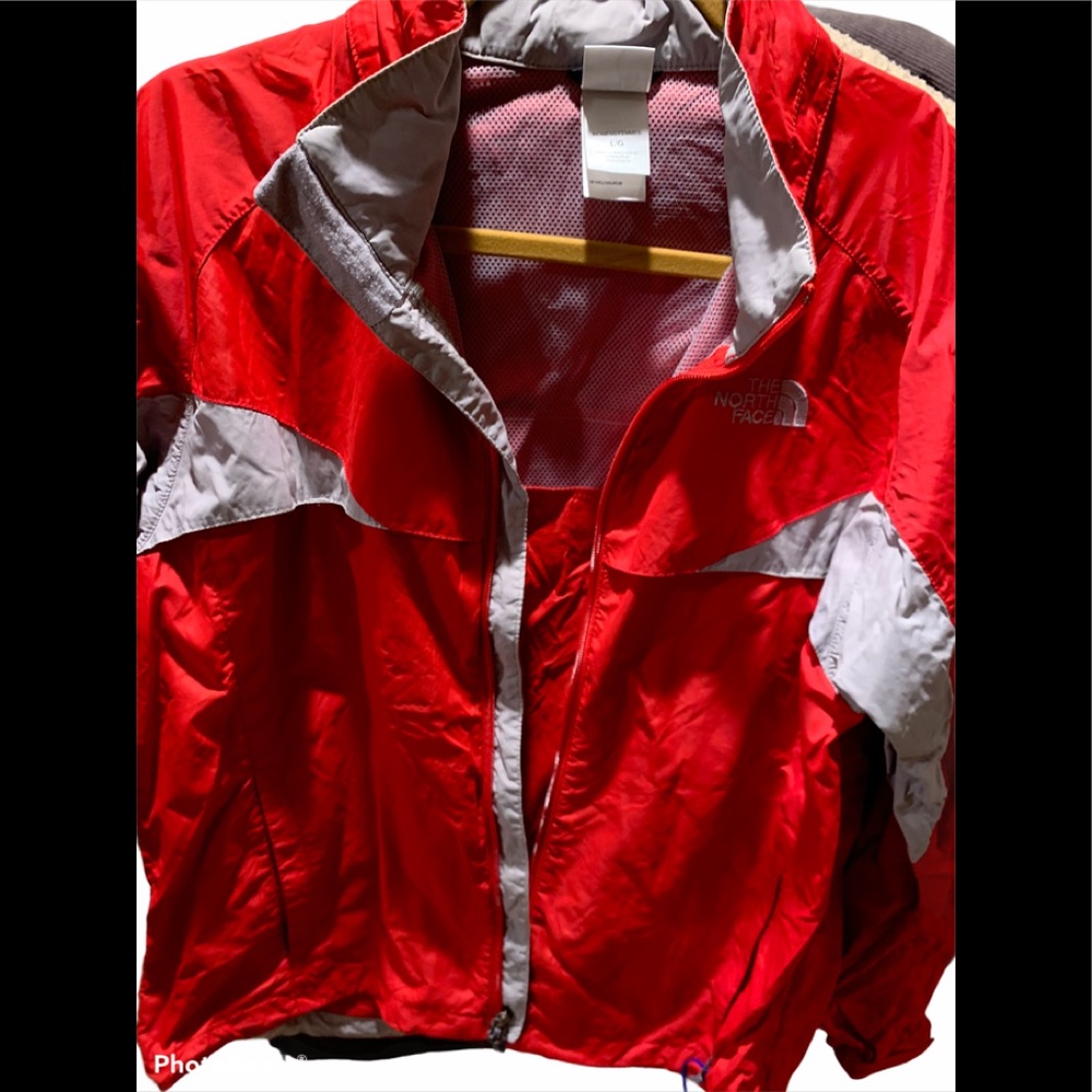 The North Face rain jacket